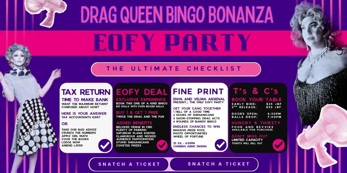 Drag Queen Bingo EOFY