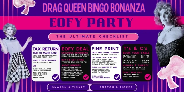 Drag Queen Bingo EOFY