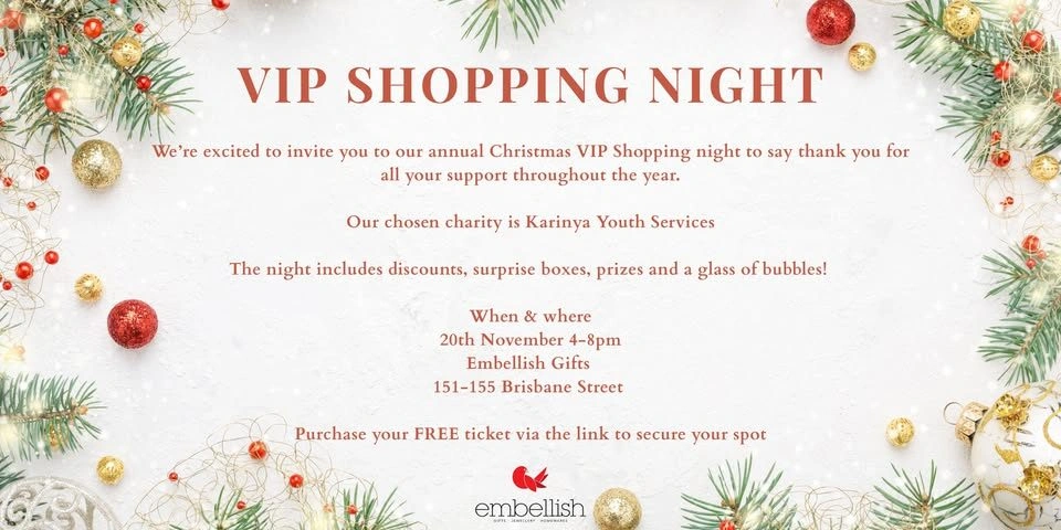 VIP sipandshop Embellish