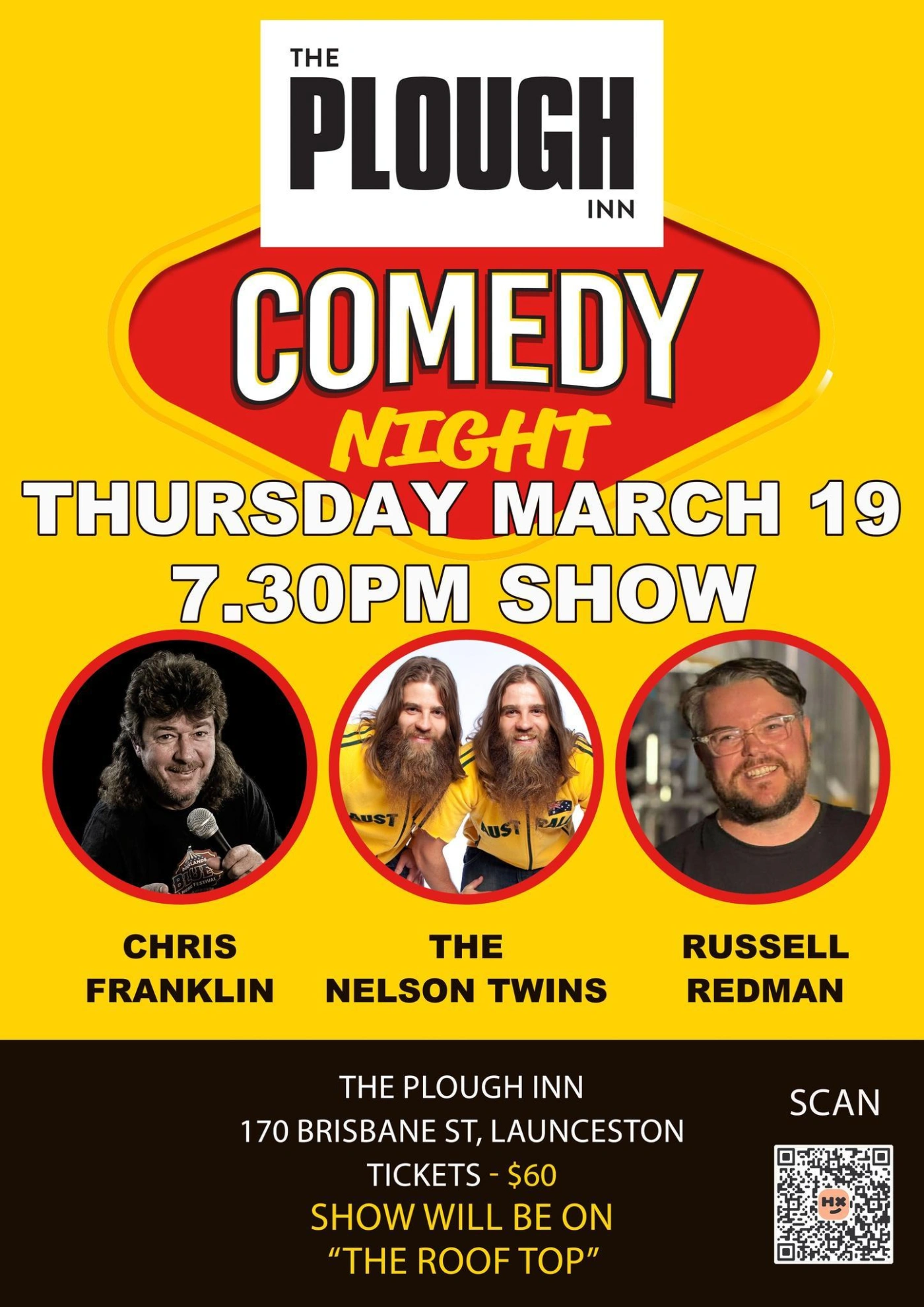 Plough inn Comedy night