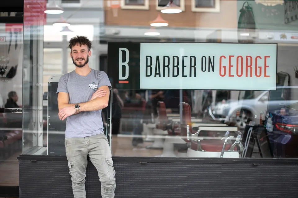 Barber on george barber beauty haircut style 6