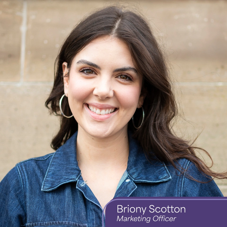 Staff headshots and title Briony Scotton