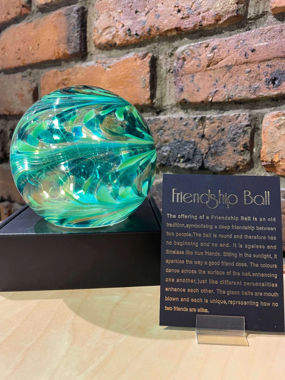 Inspire Glass Friendship Ball Light