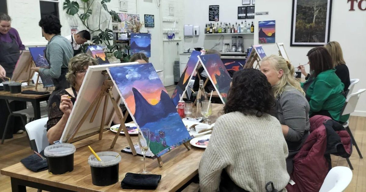 Launceston Central Paint the Town Red