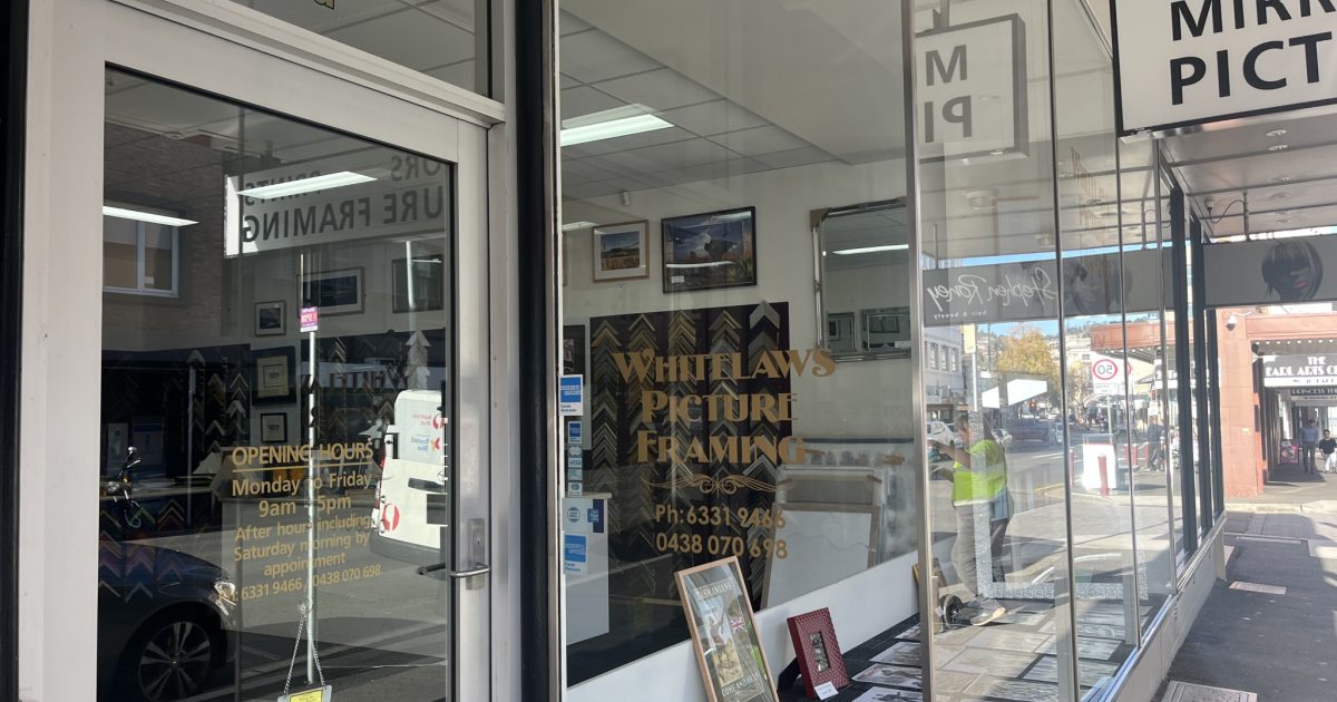 Launceston Central Whitelaws Picture Framing