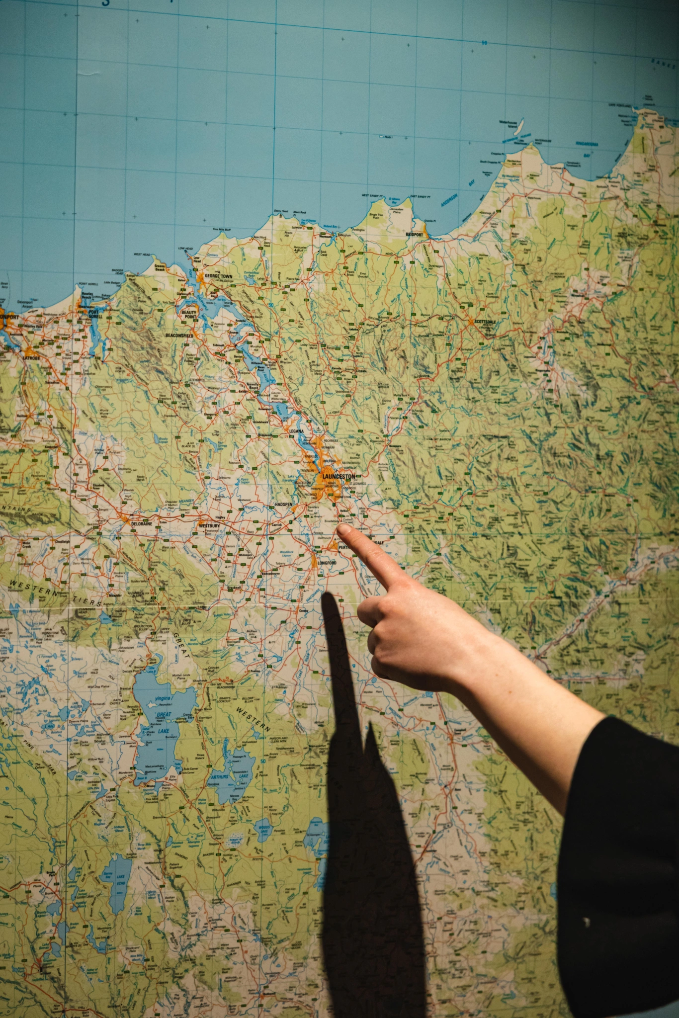 Du Cane Map room Launceston