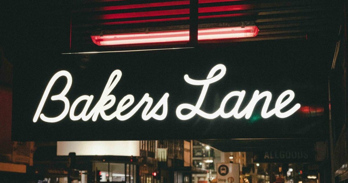 Launceston Central Bakers lane